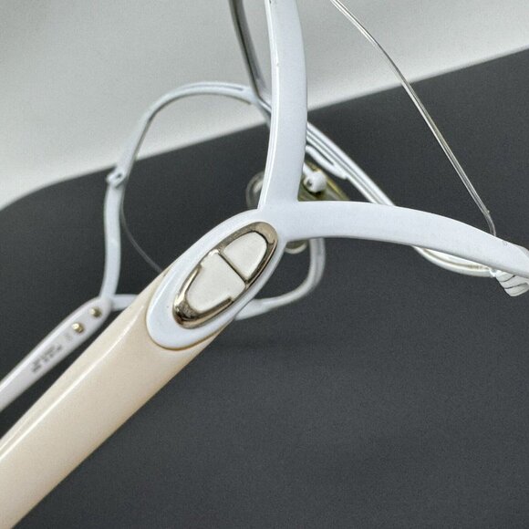 Christian Dior Vintage Sunglasses White 2056 70 Size 67mm No Lenses - Picture 8 of 16